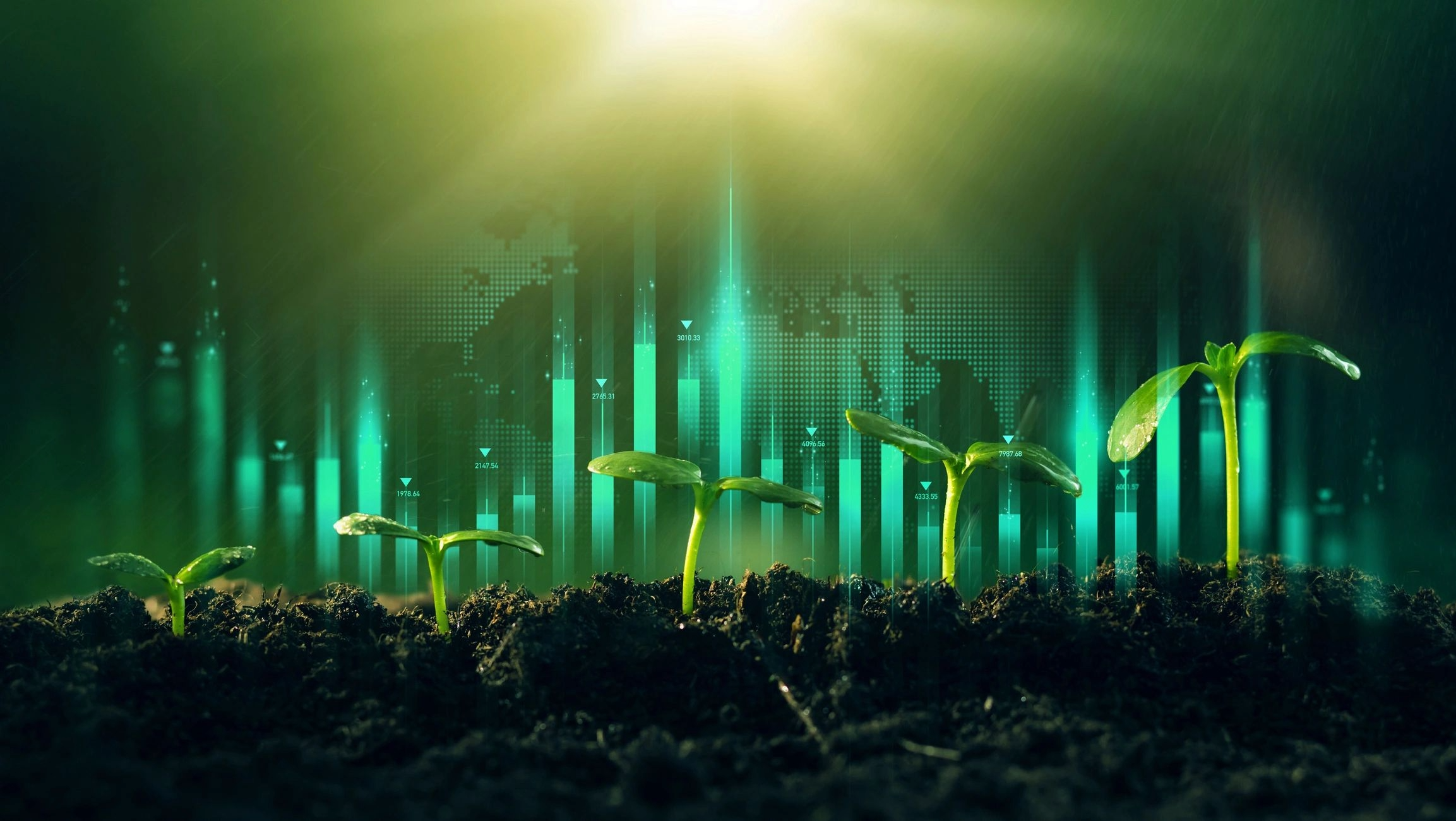 Agricultural growth with data visualization